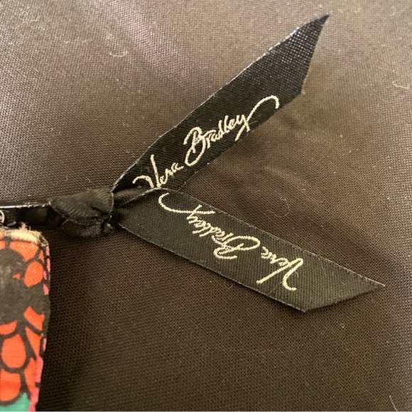 Vera Bradley Disney Parks Magical Bloom zip ID wallet with key ring. ID window. - Picture 4 of 10